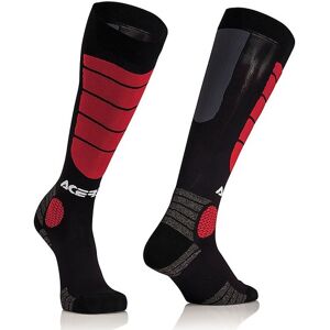 Calze Moto Tecniche Acerbis MX Impact Socks Nero Rosso taglia S/M