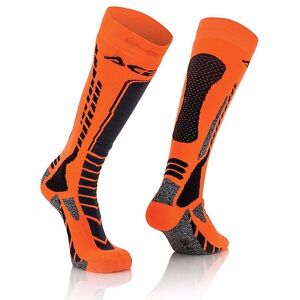 Calze Moto Tecniche Acerbis MX Pro Socks Nero Arancio Fluo taglia 2XL