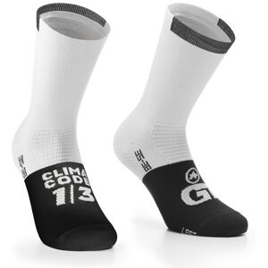 Assos GT - calzini ciclismo White/Black 0 (EU 35-38)