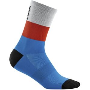 Cube Teamline High Cut - calzini ciclismo Grey/red/blue 36/39