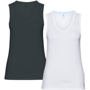 Odlo Cubic Light Singlet - top tecnico - donna Black/White S