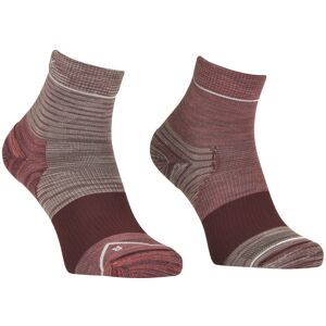 Ortovox Alpine Quarter W - calzini corti - donna Dark Red/Pink 42/44