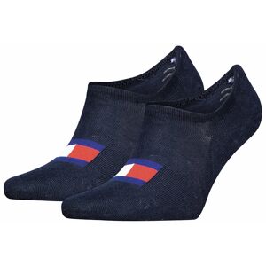 Tommy Jeans Footie Flag - calzini corti Blue 39/42