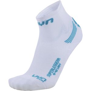 Uyn Superleggera Run - calzini corti running - donna White/Blue 35/36