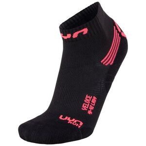 Uyn Veloce - calzini corti running - donna Black/Pink 41/42