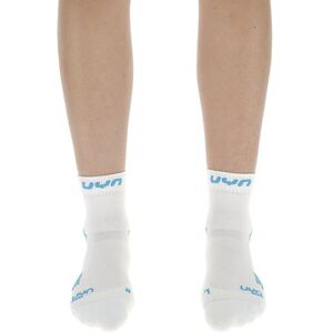 Uyn Veloce - calzini corti running - donna White/Light Blue 35/36