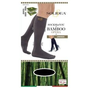 Solidea Socks For You Bamboo Carezza Gambaletto Nero Medium 1pezzo