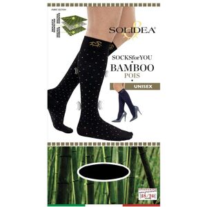 Solidea Socks For You Bamboo Pois Compressione Graduata Nero Xl 1 Paio