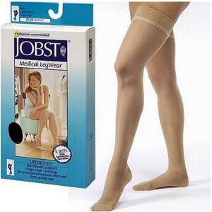 Essity Italy Spa Jobst Ultra Sheer 10-15mmHg Autoreggenti Colore Naturale Taglia 5 - Eleganza e Terapia per Gambe Perfette