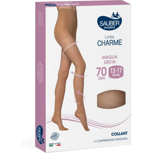 Desa Pharma Srl Collant Linea Charme 70 Denari Camel Taglia 2 - Confezione da 1 Paio