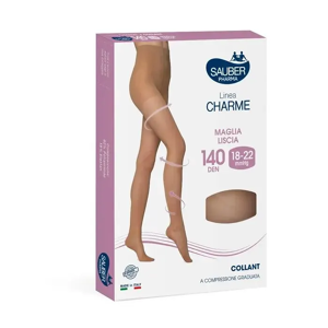 Desa Pharma Srl Collant Linea Charme 140 Denari Taglia 3 - Compressione Graduata - Confezione da 1 Paio