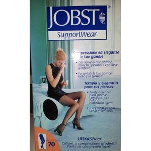 Essity Italy Spa Jobst Ultrasheer - Calza Compressiva 10-15mmHg Collant Nero Taglia 2 - Supporto Leggero per Gambe Vitali