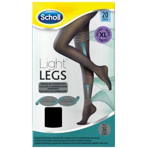 Dr. Scholl Light Legs Collant 20 Denari Nero Taglia XL - Collant a Compressione Graduata per Gambe Leggere e Toniche