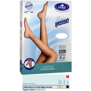 DESA PHARMA Srl Sauber Collant 140 Denari Open Toe Maglia Microrete Medio 3 Linea Classica