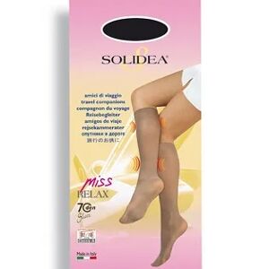 SOLIDEA Miss Relax Sheer 70 DEN Gambaletto Compressivo Colore Glacè Taglia 3