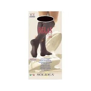 SOLIDEA Relax Unisex 70 DEN Gambaletto Compressivo Colore Bianco Taglia 5 XXL