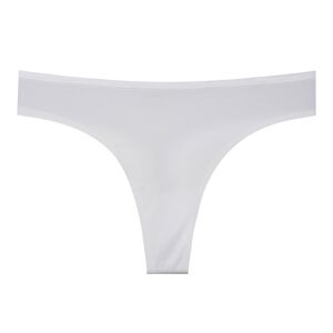 Freddy Tanga invisibili, senza cuciture, con bordi taglio laser White Donna Large