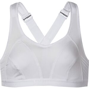 Freddy MEDIUM SUPPORT Reggiseno tecnico senza ferretto con tagli ergonomici, inserti elasticizzati White Donna Tg.1 32b