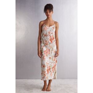 Intimissimi Sottoveste Lunga in Raso Summer Sunset Donna Floreale Taglia S