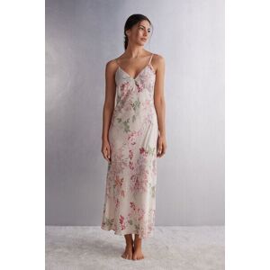 Intimissimi Sottoveste Lunga in Raso Secret Garden Donna Floreale Taglia S