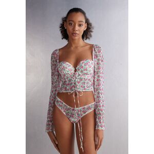 Intimissimi Bustier Anna a Manica Lunga Life is a Flower Donna Floreale Taglia M