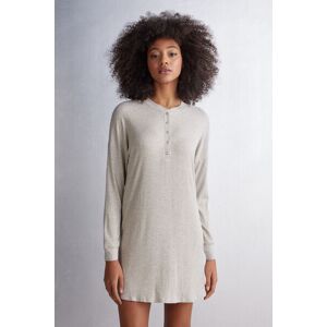 Intimissimi Camicia da Notte in Modal Chic Comfort Donna Naturale Taglia L