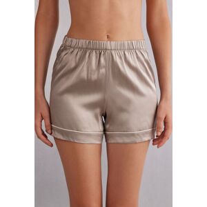 Intimissimi Pantaloncino in Seta con Pizzo Donna Naturale Taglia M