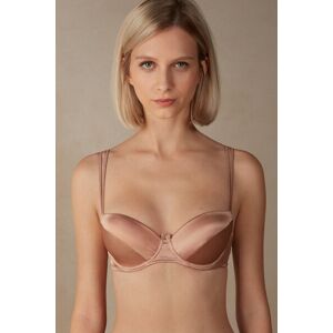 Intimissimi Reggiseno a Balconcino Sofia in Seta Donna Naturale Taglia 2E