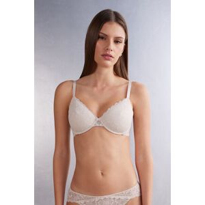 Intimissimi Reggiseno a Balconcino Francesca in Pizzo Donna Naturale Taglia 5C