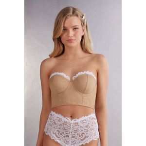 Intimissimi Bustier a Fascia Giada Ciao Amore Donna Naturale Taglia 5B