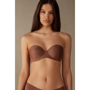 Intimissimi Reggiseno a Fascia Giada in Microfibra Donna Naturale Taglia 2E