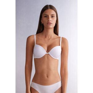 Intimissimi Reggiseno Super Push-up Simona in Microfibra Ultralight Donna Bianco Taglia 4B