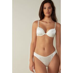 Intimissimi Reggiseno Push-Up Bellissima in Seta Donna Avorio Taglia 3B