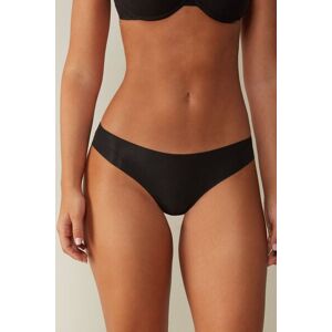 Intimissimi Brasiliana in Cotone Senza Cuciture Donna Nero Taglia 3