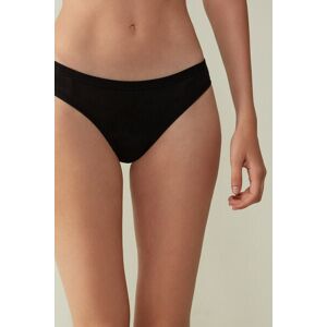 Intimissimi Brasiliana in Cotone Ultralight Donna Nero Taglia 2