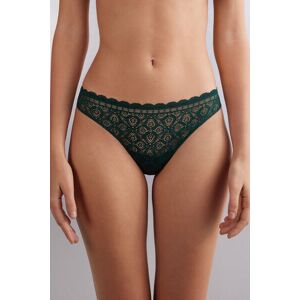 Intimissimi Brasiliana Pizzo e Microfibra Donna Verde Taglia 2