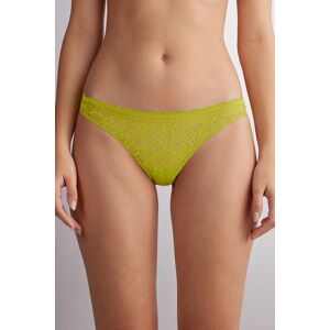 Intimissimi Brasiliana Pizzo e Microfibra Donna Verde Taglia 5