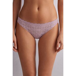 Intimissimi Brasiliana Pizzo e Microfibra Donna Viola Taglia 3