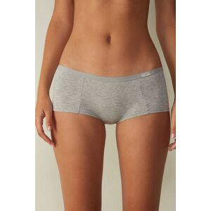 Intimissimi Culotte a Pantaloncino in Cotone Donna Grigio Taglia 2