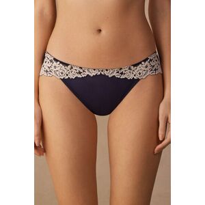 Intimissimi Slip a Pretty Flowers Donna Blu Taglia 4