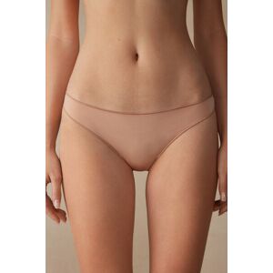 Intimissimi Slip Vita Bassa in Microfibra Ultralight Donna Naturale Taglia 4