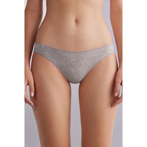 Intimissimi Slip Vita Bassa in Cotone Donna Grigio Taglia 4