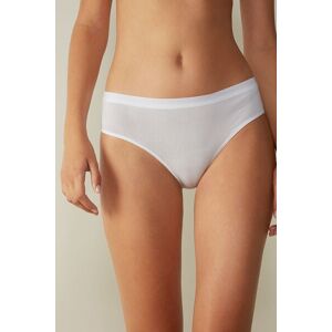 Intimissimi Slip Vita Semi-Alta in Cotone Donna Bianco Taglia 4