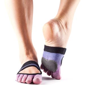 ToeSox Calzini Danza Releve con dita Rosa Lilla Nero Medium (39-42,5)