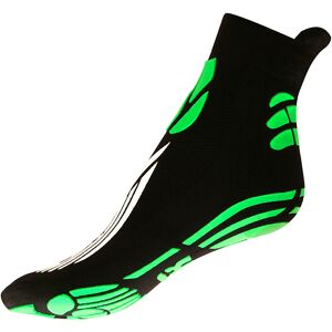 R-evenge REVENGE Calzino Tecnico Antigravity e Power Yoga Nero/Verde Medium (38-41)