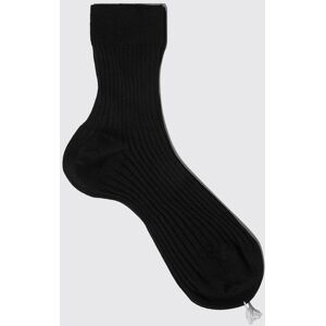 Scarosso Black Cotton Ankle Socks - Donna Calze Black - Cotton 35-36