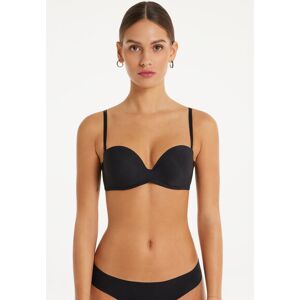 Tezenis Reggiseno Fascia Imbottita in Microfibra New York Donna Nero Tamaño 4B