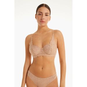 Tezenis Reggiseno Balconcino Non Imbottito in Pizzo Riciclato Paris Donna Naturale Tamaño 3C