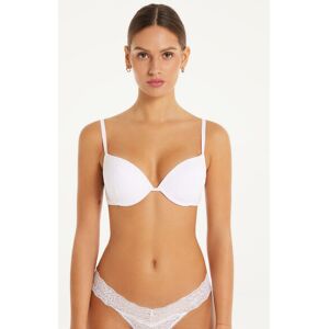 Tezenis Reggiseno Super Push-up in Pizzo Riciclato Los Angeles Donna Bianco Tamaño 1B