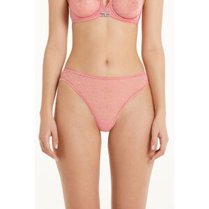 Tezenis Brasiliano Pearl Pink Lace Donna Rosa Chiaro Tamaño L